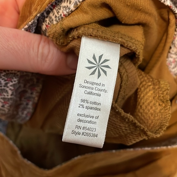 Athleta women’s skirt 4 small mini corduroy tan brown pockets stretch casual - Picture 6 of 7